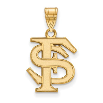 10ky LogoArt Florida State University Medium Pendant