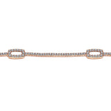 14k Pink Gold Lusso Diamond Tennis