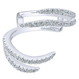 14k White Gold Contemporary Jacket Anniversary Band