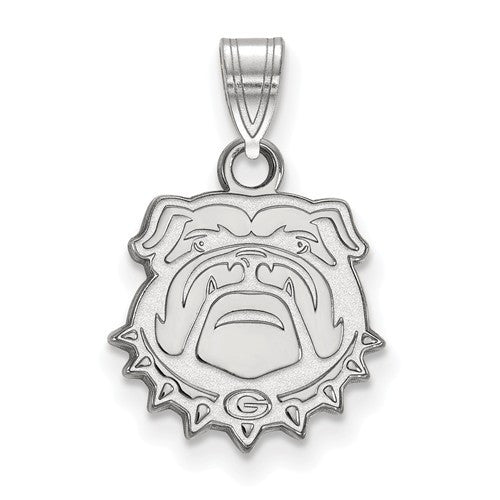 Sterling Silver LogoArt University of Georgia Small Pendant