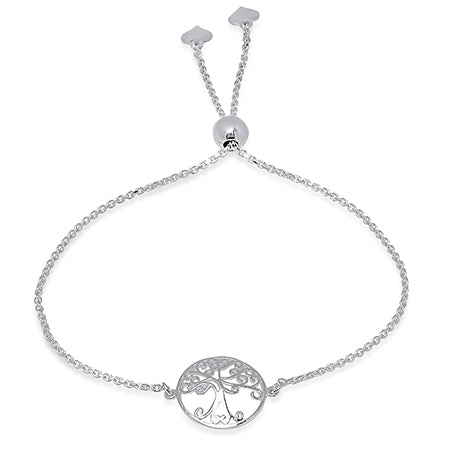 Tree of life bracelet, women bracelet with antique silver tree